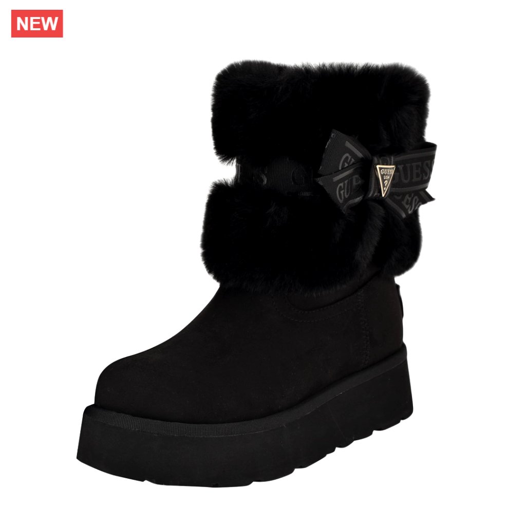 Faux Suede Ankle Boots With Cushioned Footbed, Winter Booties For Everyday Wear